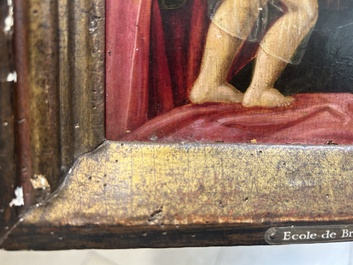 Flemish school: Virgin and Child, oil on panel, 16/17th C.