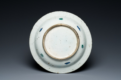 A polychrome Iznik pottery dish, Turkey, ca. 1600