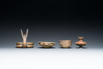 Four Greek and Roman pottery wares, Southern Italy, 5/4th C. b.C.