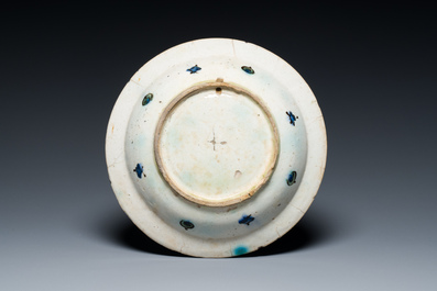 A polychrome Iznik pottery dish, Turkey, ca. 1600