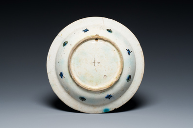 A polychrome Iznik pottery dish, Turkey, ca. 1600
