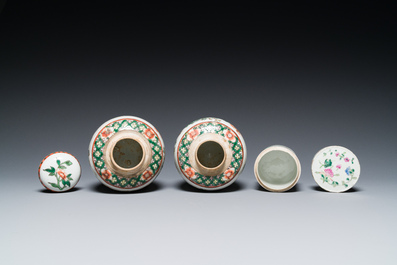 A varied collection of Chinese porcelain, 19th C.