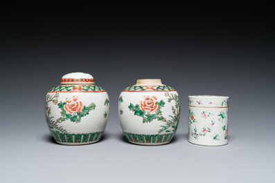 A varied collection of Chinese porcelain, 19th C.