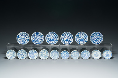 A varied collection of Chinese porcelain, 18/19th C.