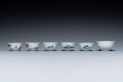 Une collection en porcelaine de Chine de l'&eacute;pave du Cargo Nankin, Qianlong