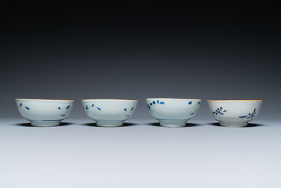 Une collection en porcelaine de Chine de l'&eacute;pave du Cargo Nankin, Qianlong