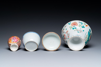 A varied collection of Chinese porcelain, 18/19th C.