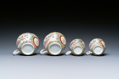 A Chinese Canton famille rose Scottish market Ormiston armorial 41-piece service, 19th C.
