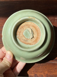 A Chinese Longquan celadon bowl, Ming