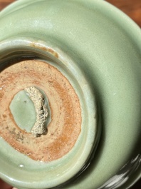 A Chinese Longquan celadon bowl, Ming