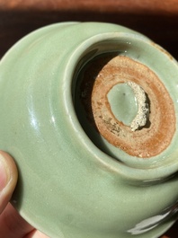 A Chinese Longquan celadon bowl, Ming