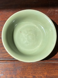 A Chinese Longquan celadon bowl, Ming