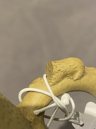 A Chinese Yixing stoneware teapot and cover with squirrels and butterflies, Chen Janyin 陳建寅 seal mark, Kangxi