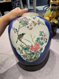 A varied collection of Chinese porcelain, 19th C.