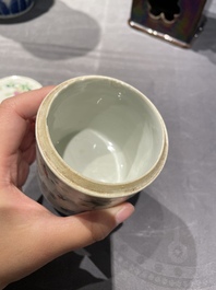 Une collection vari&eacute;e en porcelaine de Chine, 19&egrave;me