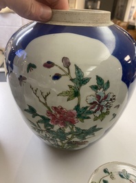 A varied collection of Chinese porcelain, 19th C.