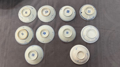 A varied collection of Chinese porcelain, 18/19th C.