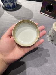 A varied collection of Chinese porcelain, 19th C.