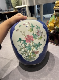 A varied collection of Chinese porcelain, 19th C.