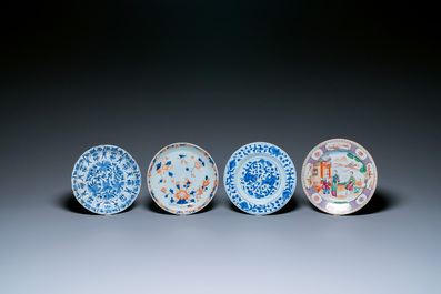 A varied collection of Chinese porcelain, Kangxi and later