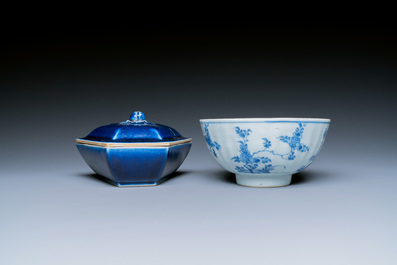 A varied collection of Chinese porcelain, Kangxi and later