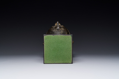 A Thai bronze Buddha Shakyamuni head, Northern Sukhotai-style, 17/18th C.