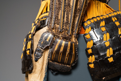 An impressive Japanese Samurai Gusoku armor, Momoyama and Edo period, late 16th / early 17th C.