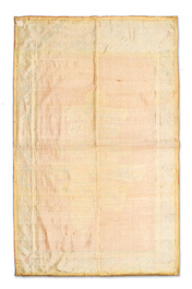 Trois panneaux en soie brod&eacute;e &agrave; d&eacute;cor figuratif, Chine, 19/20&egrave;me