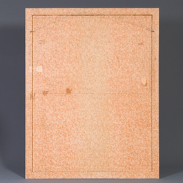 Christian Silvain (1950): 'Rencontres', mixed media and collage on paper, multiple (41/50), signed and dated 1992