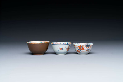 A varied collection of Chinese famille rose and Imari-style porcelain, Yongzheng and later