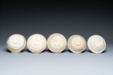 A varied collection of eight pieces Chinese monochrome wares, Tang/Ming
