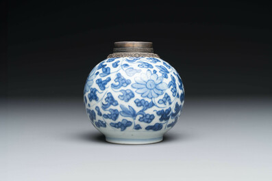 A varied collection of seven pieces of Chinese porcelain and Canton enamel, Kangxi and later