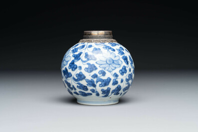 A varied collection of seven pieces of Chinese porcelain and Canton enamel, Kangxi and later