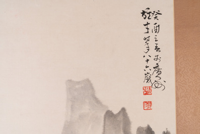 Li Xiongcai 黎雄才 (1910-2001): 'Landscape', ink and colour on paper, dated 1993