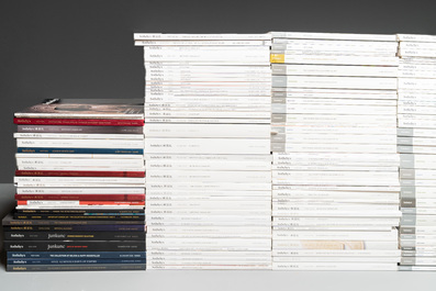 A varied collection of 155 auction catalogues from Sotheby's on Chinese arts, 2010 and later