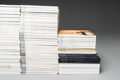A varied collection of 155 auction catalogues from Sotheby's on Chinese arts, 2010 and later