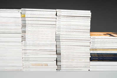 A varied collection of 155 auction catalogues from Sotheby's on Chinese arts, 2010 and later