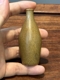 Seven varied Chinese monochrome snuff bottles, Kangxi mark, 18/19th C.