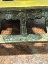 Bouddha Amitayus en bronze dor&eacute;, Sino-Tibet, Qianlong