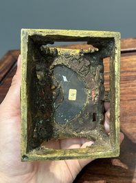 Bouddha Amitayus en bronze dor&eacute;, Sino-Tibet, Qianlong