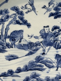 Een gevarieerde verzameling van 45 stukken Chinees porselein, Kangxi en later
