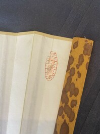 Drie waaiers, navolger van Zhang Daqian 張大千 (1899-1983) en Wu Hufang 吴湖帆 (1894-1968), inkt en kleur op papier