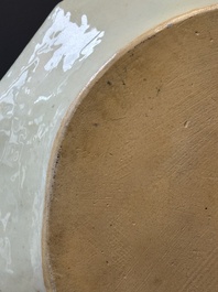 A Chinese armorial dish and a plate for the Dutch market with the arms of 'De Heere', Qianlong