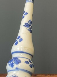 A pair of Chinese blue and white rosewater sprinklers for the Islamic market, Kangxi