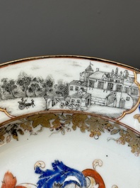 Two Chinese armorial plates with the arms of Valckenier of Amsterdam for the Dutch market, Yongzheng
