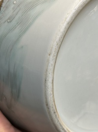 A Chinese famille rose 'Lan Caihe' vase, Qianlong mark and of the period