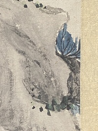 Ecole chinoise: Six &oelig;uvres avec des oiseaux, des fleurs et des fruits, encre et couleur sur papier, 19/20&egrave;me