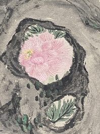 Chinese school: Six works with birds, flowers and fruits, ink and colour on paper, 19/20th C.