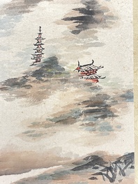 Three albums: 'Jiang Hanting 江寒汀 (1904-1963), Lin Sanzhi 林散之 (1898-1989) and Qi Gong 启功 (1912-2005)', ink and colour on paper