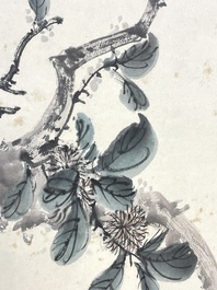 Three albums: 'Jiang Hanting 江寒汀 (1904-1963), Lin Sanzhi 林散之 (1898-1989) and Qi Gong 启功 (1912-2005)', ink and colour on paper